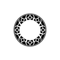 Intricate Tribal Circle, Minimalist, Symbolic Motif - Ornament vector