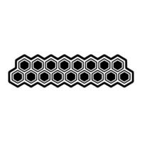 Geometric Honeycomb Pattern, Minimalist - Hexagon vector