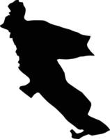 Sarpol e Zahab Iran silhouette map vector