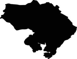 Sarpsborg nor Norway silhouette map vector