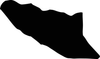 Sarvestan Iran silhouette map vector