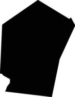 Sasang gu South Korea silhouette map vector