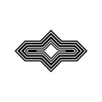 Geometric Diamond, Minimalist - Abstract vector