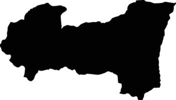 Sativanorte Colombia silhouette map vector