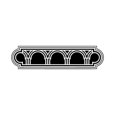Geometric Archway, Minimalist, Vintage Aesthetic, Minimalism - Lineart