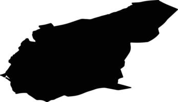 Sauherad nor Norway silhouette map vector