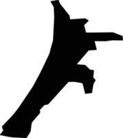 Saulkrasti Latvia silhouette map vector
