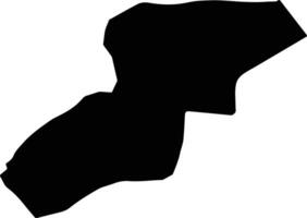 Savadkuh e Shomali Iran silhouette map vector