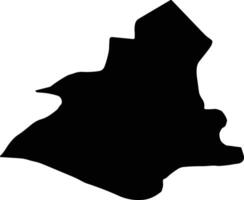 Savdkuh Iran silhouette map vector