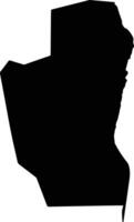 Save Benin silhouette map vector