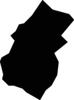 Sayed Karam Afghanistan silhouette map vector