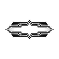 Art Deco Geometric Frame, Elegant, Vintage Style, Ornament - Art deco vector