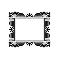 Art Deco Frame, Geometric Ornamentation, Vintage - Pattern - Art deco vector