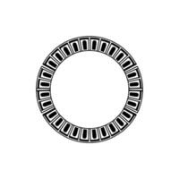 Geometric Circle Frame, Minimalist, Modern Pattern - Minimalism vector
