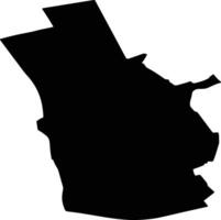 Schiedam Netherlands silhouette map vector