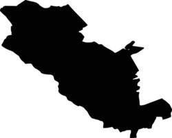 SCHITU DUCA Romania silhouette map vector
