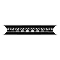 Art Deco Archway Border, Elegant Element, Arch - Geometric vector