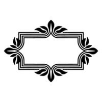 Elegant Art Deco Frame, Vintage Element, Ornament vector