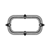 Elegant Vintage Frame, Minimalist, Decorative Border - Ornament vector