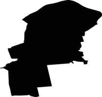 Seces pag Latvia silhouette map vector