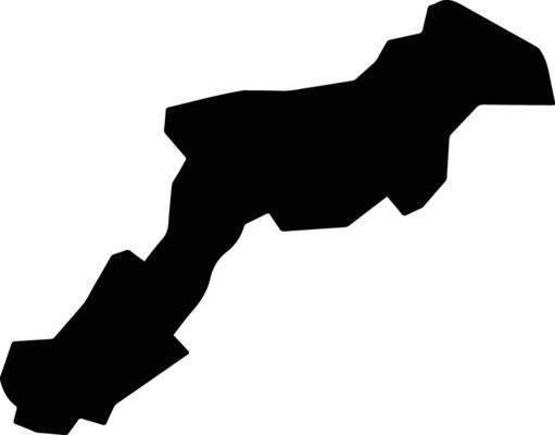 Seekon Liberia silhouette map