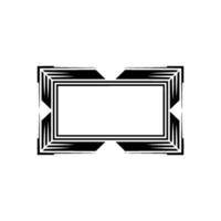 Geometric Frame, Minimalist, Modern Abstract, Minimalism - Pattern vector