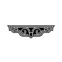 Intricate Celtic Ornament Border, Vintage Style - Decorative vector