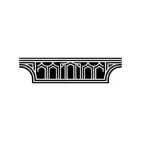 Art Deco Archway Ornament, Geometric, Retro - Art deco vector
