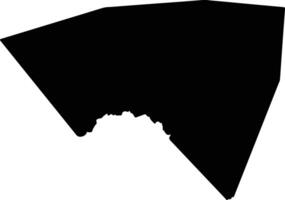 Sembe Congo silhouette map vector