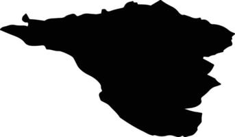 Senana Slovenia silhouette map vector