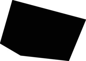 Seongdong gu South Korea silhouette map vector