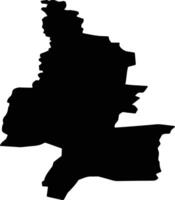 Sesavas pag Latvia silhouette map vector