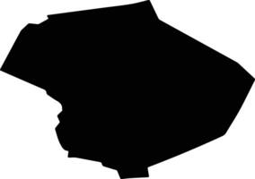 Shaamar Mongolia silhouette map vector