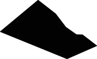 Shaab Kuwait silhouette map vector