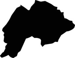 Shahidi Hassas Afghanistan silhouette map vector