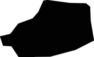 Sharg Aj Jabal Sudan silhouette map vector