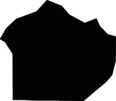 Shayaxian China silhouette map vector