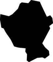Sheikan Sudan silhouette map vector