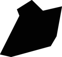 Shenzhoushi China silhouette map vector