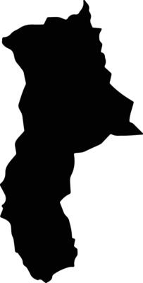 Shingkhar Bhutan silhouette map