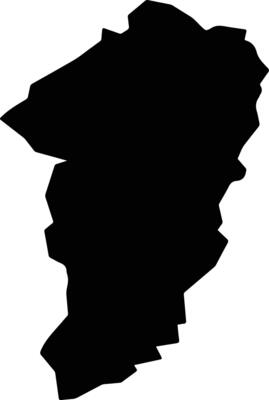 Shintoku Japan silhouette map