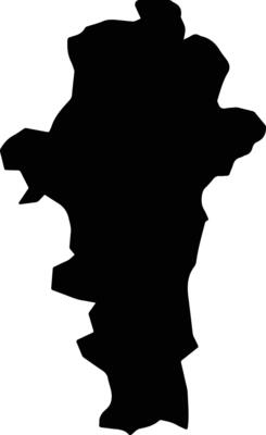 Shiroro Nigeria silhouette map
