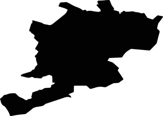 Sid Municipality Serbia silhouette map