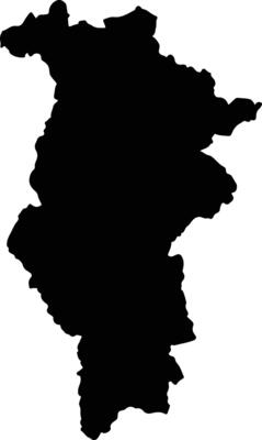 Sigi Indonesia silhouette map