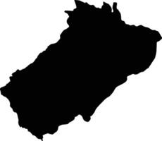 Sigsig Ecuador silhouette map vector