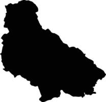 Sijunjung Indonesia silhouette map vector