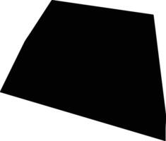 Sikrab Kuwait silhouette map vector