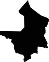 Siguatepeque Honduras silhouette map vector