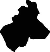 Sila Lat Thailand silhouette map vector
