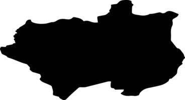 Silmalas pag Latvia silhouette map vector